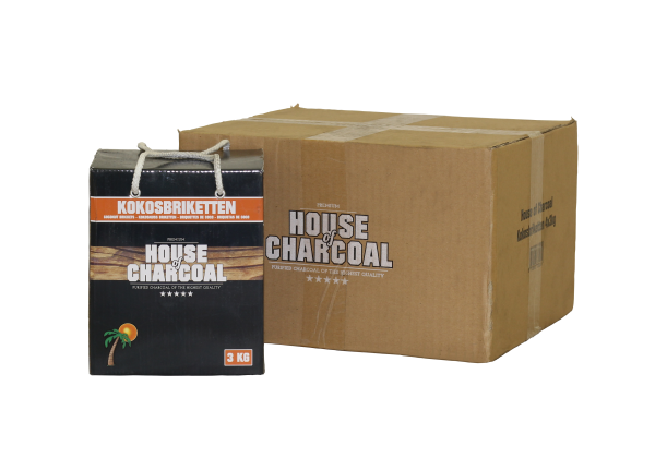 Kokos briketten House of Charcoal 3 kg